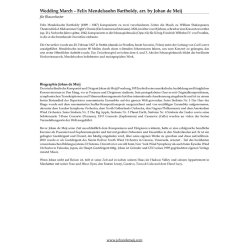 Wedding March : (from A Midsummerr Night's Dream)